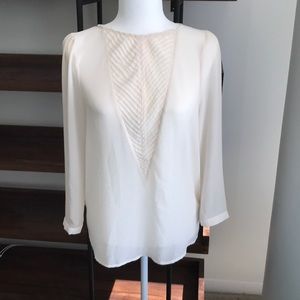 Ivory 3/4 sleeve blouse